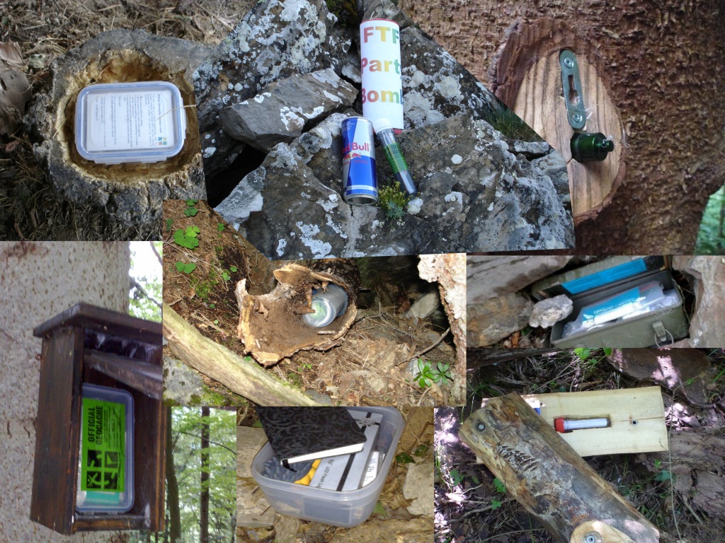 Collage-Geocaching